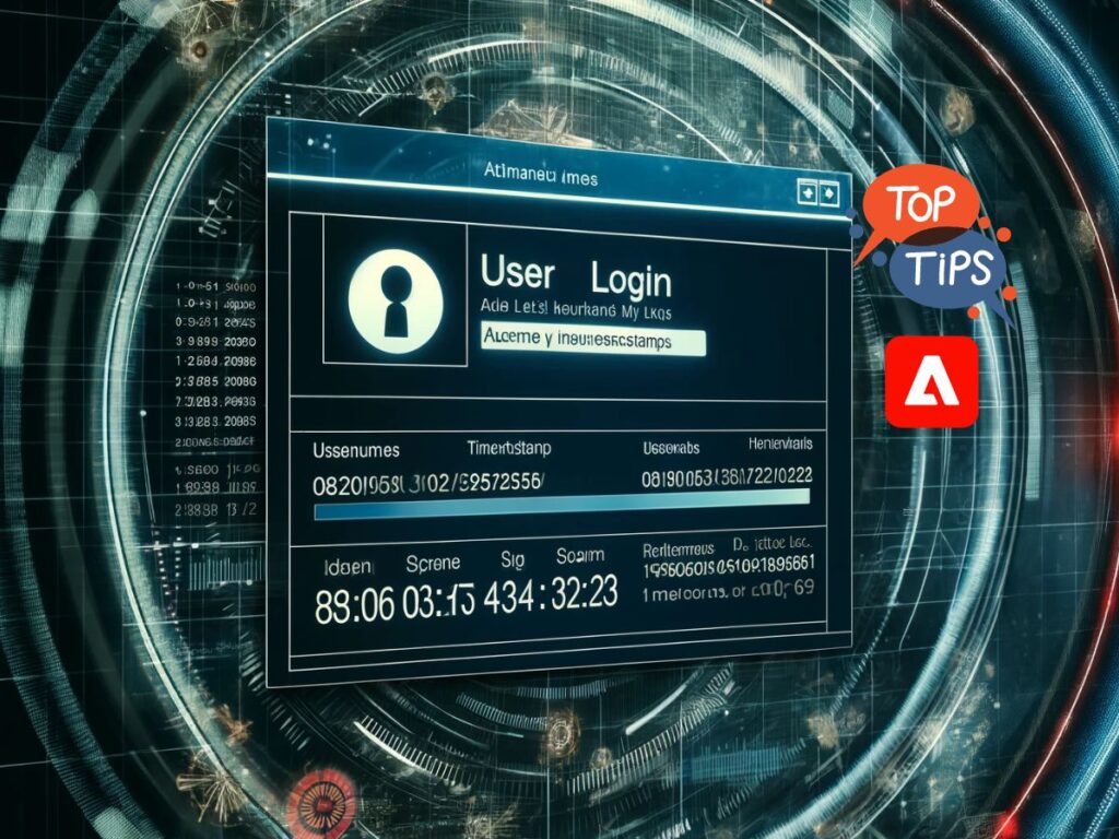 How to retrieve last login information without access to the application server file system